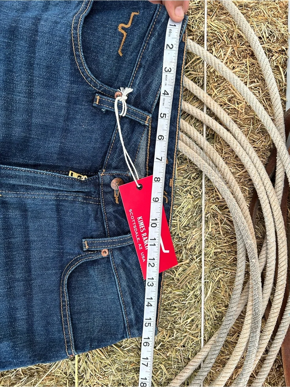Kimes Ranch Jennifer Bootcut Jeans in Dark Blue Denim - Picture 9 of 12